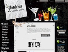 Tablet Screenshot of dirtydrinks.com